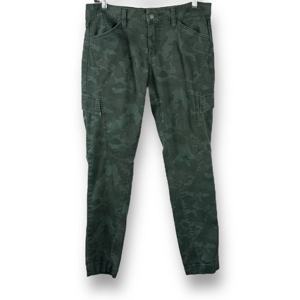 Supplies Women's Size 8 Camo Print Cargo Pants Green Gorpcore Y2K Streetwear